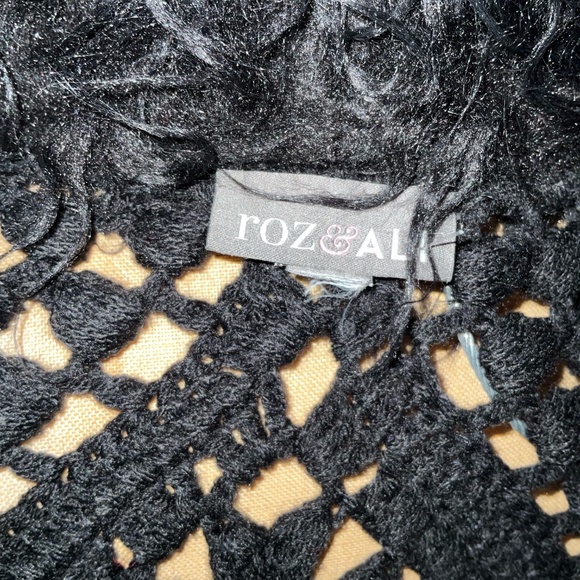 Roz & ALI crochet vest vintage retro flair Size L to XL - Picture 4 of 4